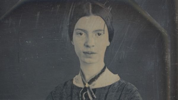 Daguerrotipo de Emily Dickinson  realizado entre 1846 y 1847
