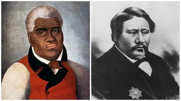 Kamehameha I y Kamehameha V