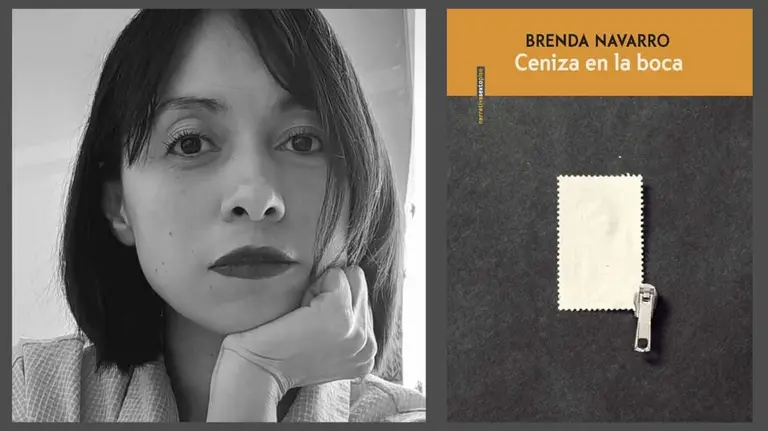 Brenda Navarro. Portada 'Ceniza en la boca'