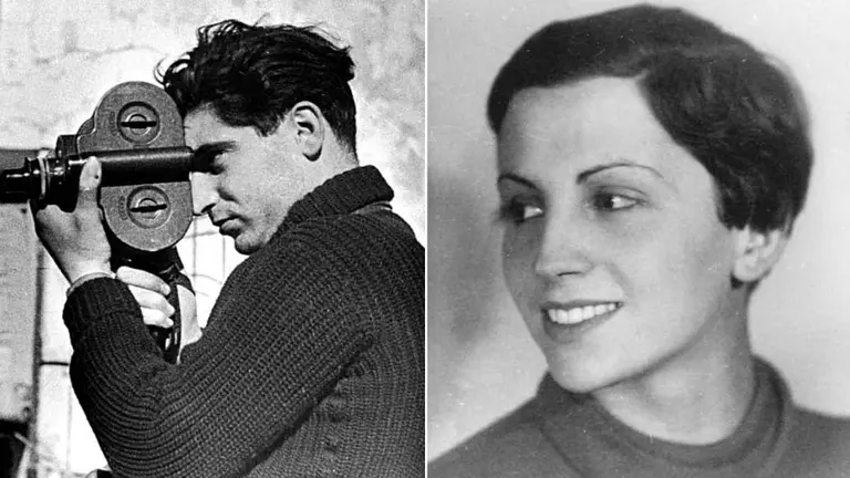 Robert Capa (...) y Gerda Taro (Creative Commons)-min